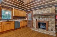 1 of 3 gas fireplaces