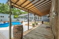 Deck of Rec room/apartment/General Store