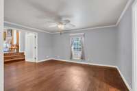 2nd bedroom with full bath on main level