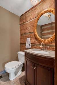 Half bath on main level