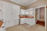 Enter from main house into kitchen of attached rec room/apartment/General Store,