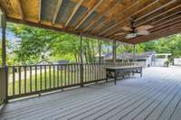 Patio of Rec room/apartment/General Store