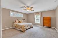 1 of 2 bedrooms upstairs