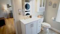 PRIMARY BATHROOM WITH NEW VANITY