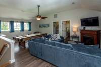 POOL TABLE / BONUS ROOM, 3 BEDROOMS AND BATHROOM UPPER LEVEL