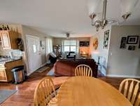 Living room as viewed from the dining area