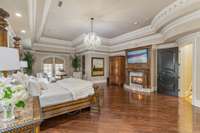Fireplace and warm details
