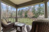Privacy and green yard overlooks