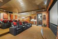 A wow theater room!