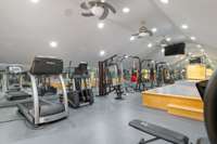 Home gym with all the space you need!
