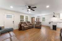 Living Room open to kitchen