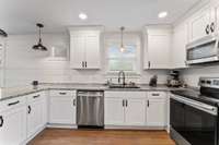 Large updated kitchen