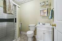 The third bedroom's bathroom includes a walk-in shower, offering a spacious and convenient bathing option. 4485 Coconut Ridge Smithville, TN 36166