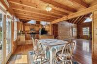 The eating area is well-lit with natural light and is the perfect place for casual dining. 4485 Coconut Ridge Smithville, TN 36166
