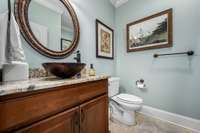 Full bath downstairs w/ shower