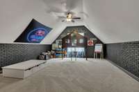 Large Bonus room over the garage