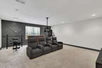 Media room upstairs