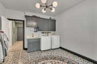 Huge Laundry room