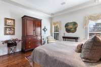 Master Bedroom with tray ceiling