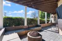 Walk out the basement to private covered back patio