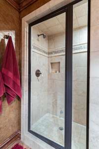 Steam Shower in Basement