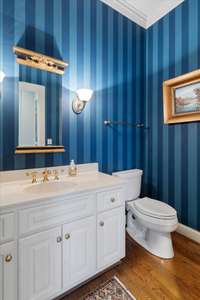 Full Bath located outside of 2nd Bedroom on main living floor