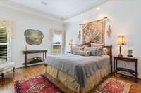 Master Bedroom with tray ceiling