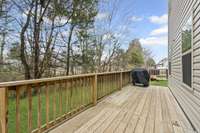 Huge deck