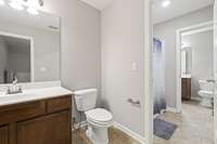 Jack and Jill bathroom