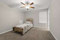 Upstairs 2nd bedroom with Jack and Jill bathroom