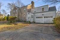 rear of home