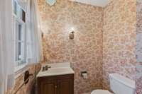 half bath downstairs