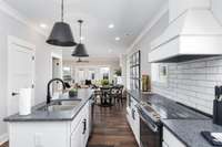 Interior finishes will vary from home to home.  Home does not come furnished.