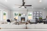 Interior finishes will vary from home to home.  Home does not come furnished.