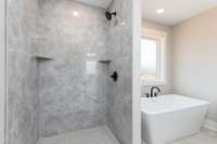 Interior finishes will vary from home to home.  Home does not come furnished.