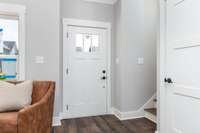 Interior finishes will vary from home to home.  Home does not come furnished.