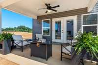 Interior finishes will vary from home to home.  Home does not come furnished.