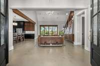 Step into luxury! This open-concept home features polished concrete floors, a vaulted living room ceiling, and a chef’s dream kitchen. Designed for style and function, it offers seamless elegance and modern comfort.