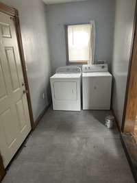 Laundry Room With Washer & Dryer.