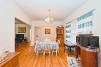 Formal dining room area or space for your home office