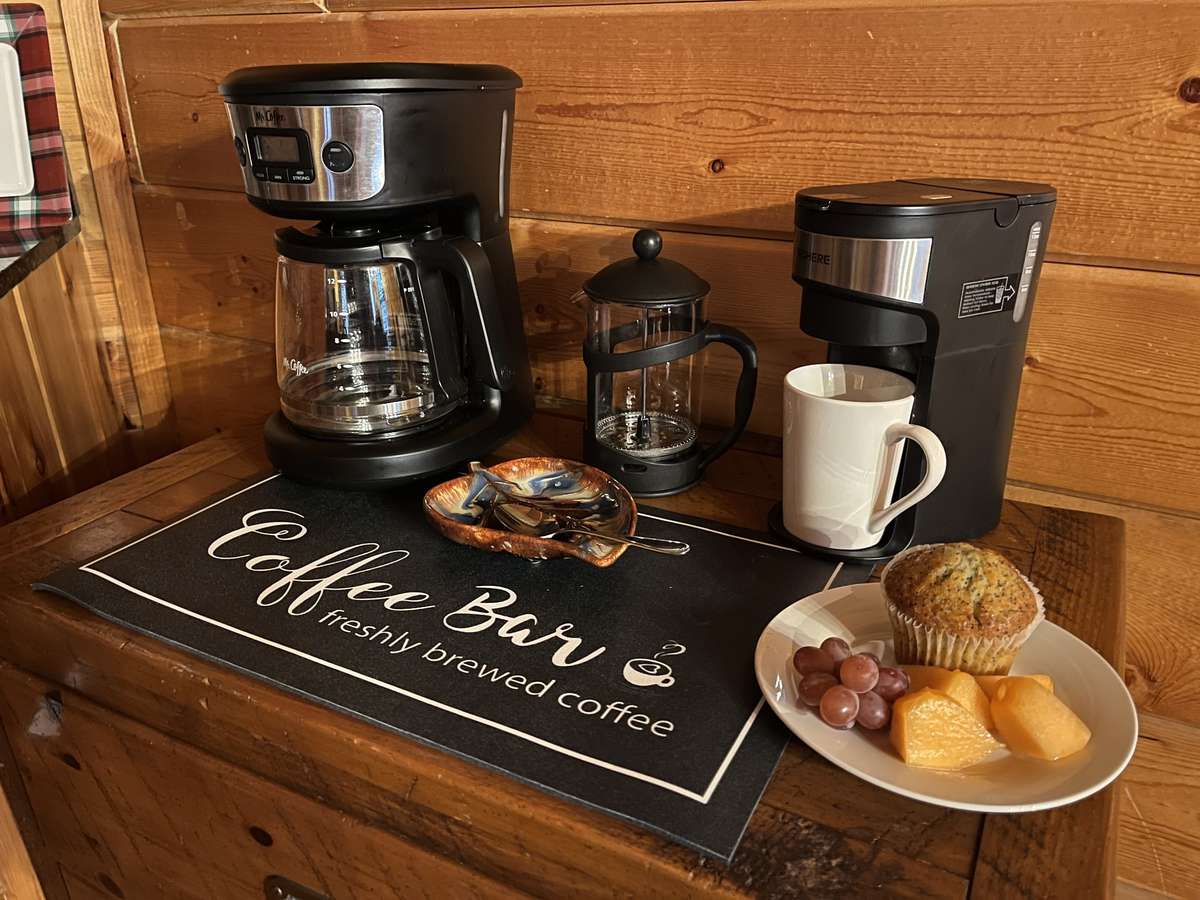 Coffee Bar in kitchen