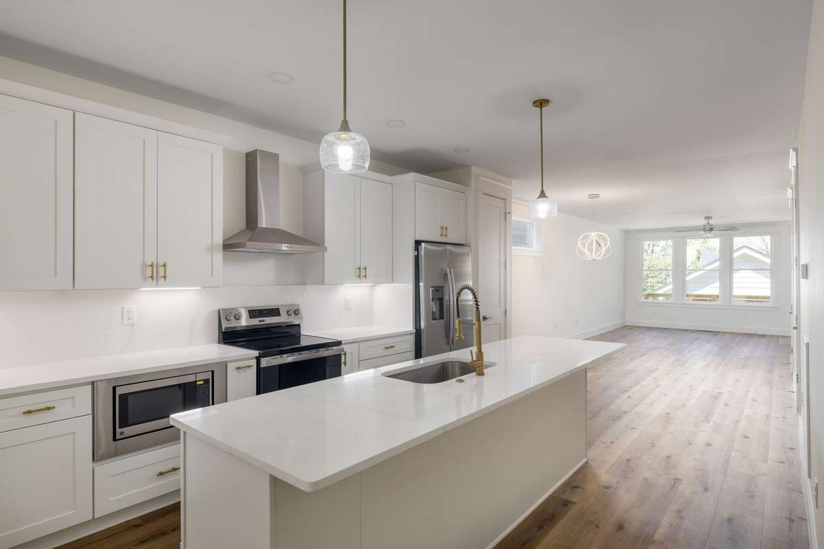 Tons of countertop space offered for easy entertaining.