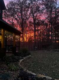 Sunset from front yard