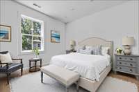 AI staged Secondary bedroom