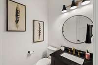 Powder Room for guests.
