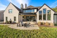 Picture yourself relaxing on this spacious back patio