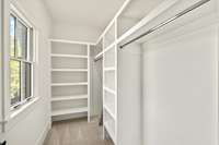 Large walk in closet