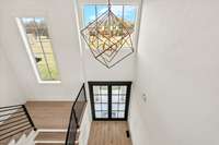 Beautiful foyer fixture