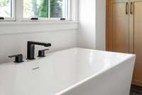 Relax in your designer tub