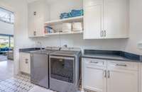 This laundry room might just make you enjoy doing laundry!